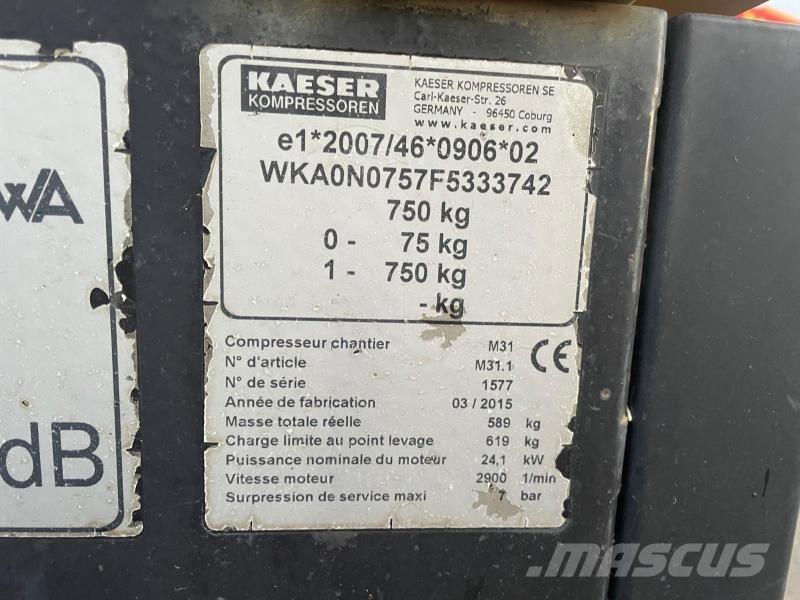 Kaeser M31 Naftové generátory