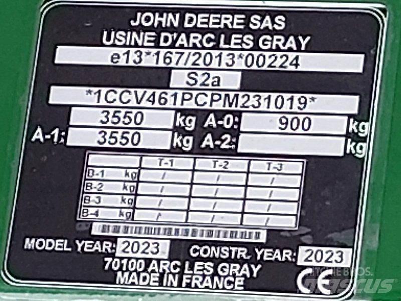 John Deere V461M Stavebníctvo - ostatné