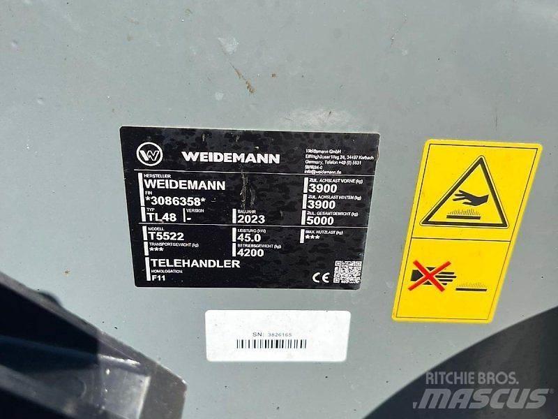 Weidemann T5522 Teleskopické manipulátory