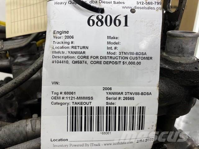 Yanmar 3TNV88-BDSA Motory