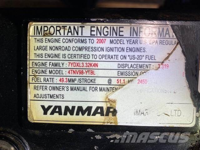 Yanmar 4TNV98-YTBL Motory