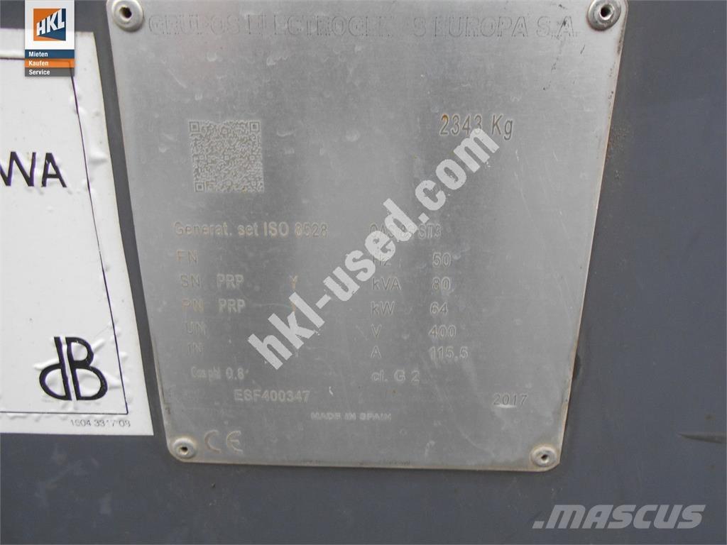 Atlas Copco QAS 80 Ostatné generátory