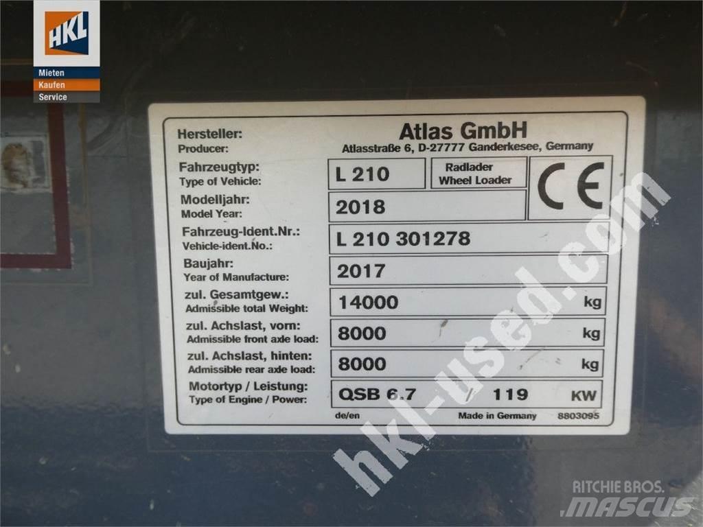 Atlas L 210 Kolesové nakladače