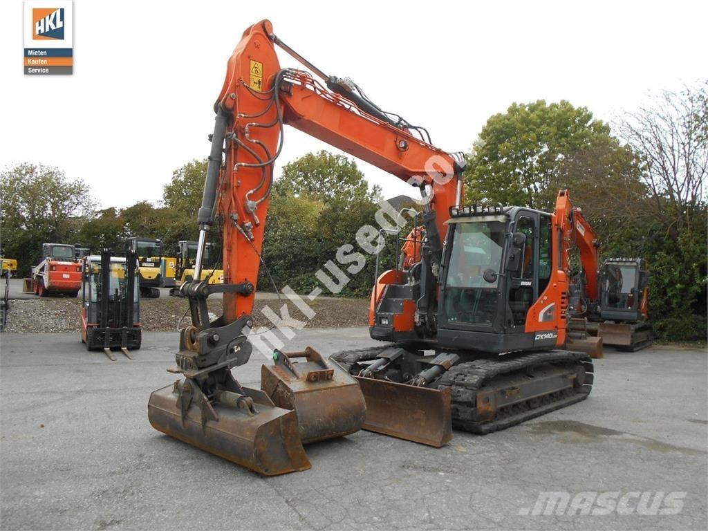 Doosan DX 140 LCR-5 Pásové rýpadlá