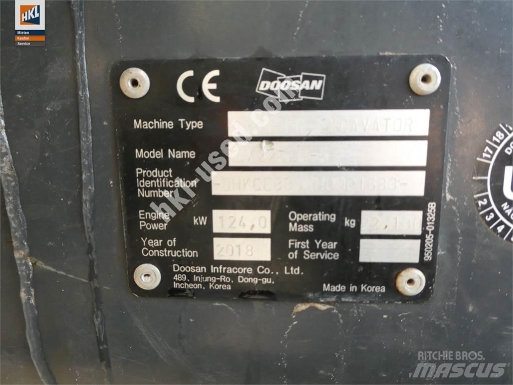 Doosan DX 225 LC-5 Pásové rýpadlá