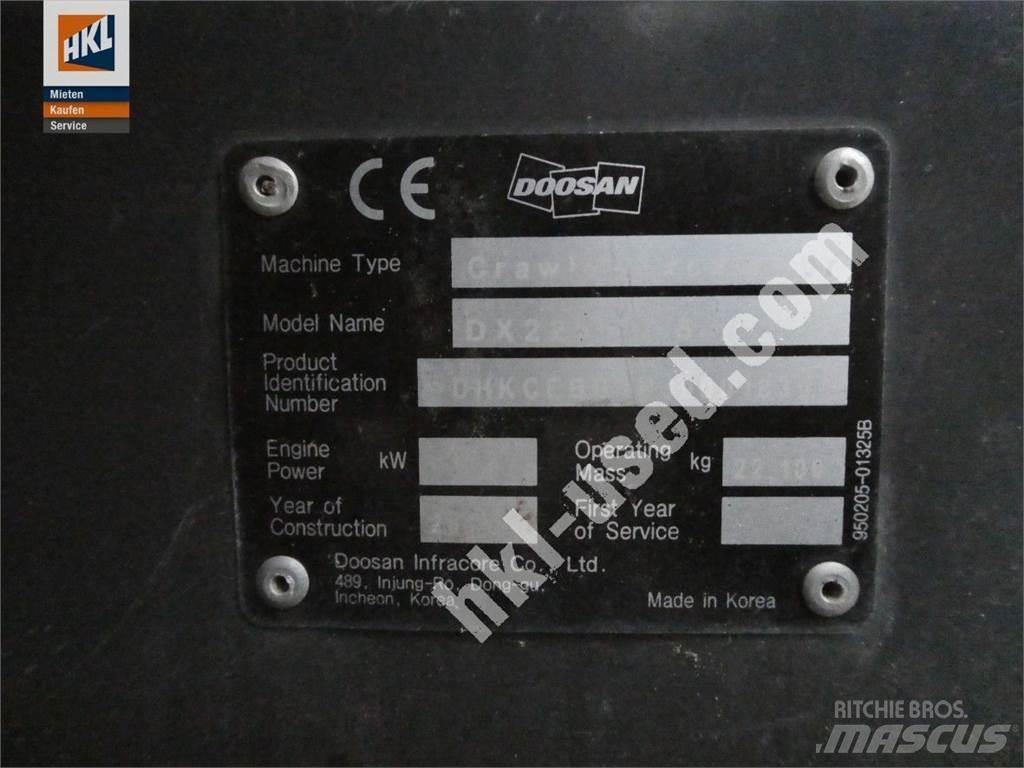 Doosan DX 225 LC-5 Pásové rýpadlá