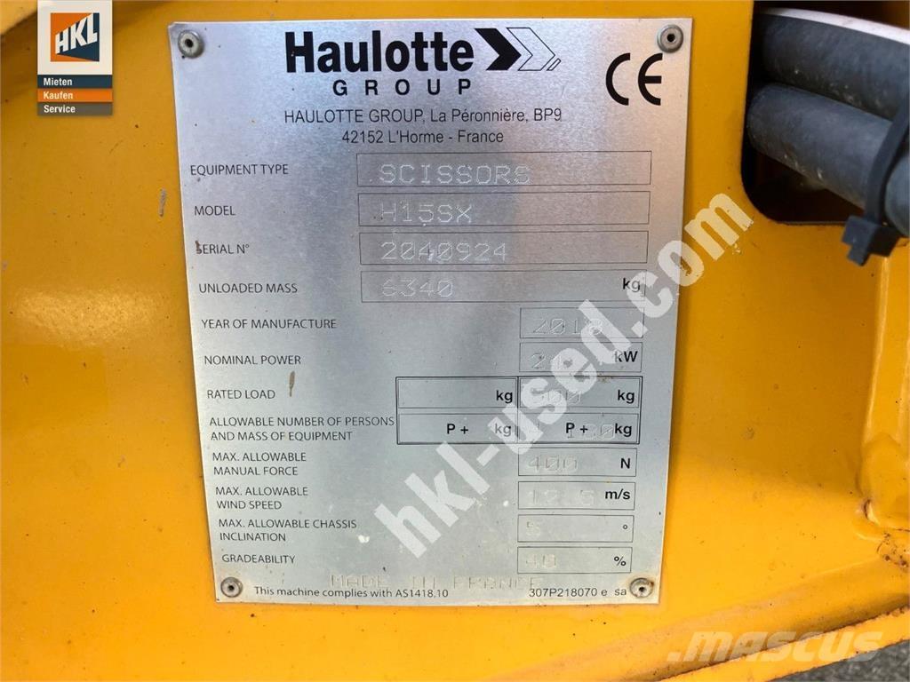 Haulotte H 15 SX Stavebníctvo - ostatné