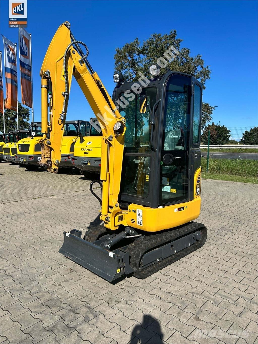 Komatsu PC 16 R-3HS Mini rýpadlá < 7t