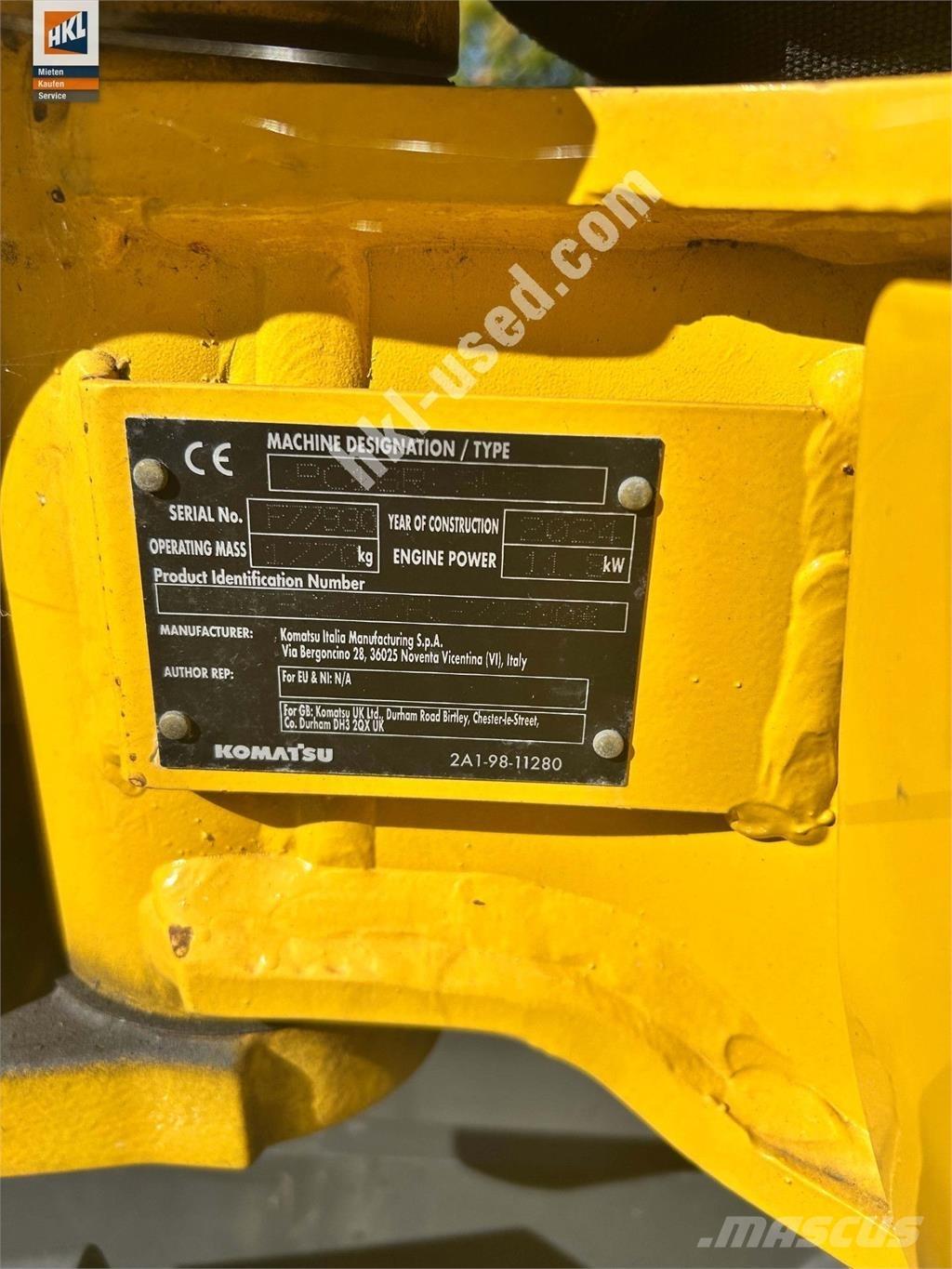 Komatsu PC 16 R-3HS Mini rýpadlá < 7t