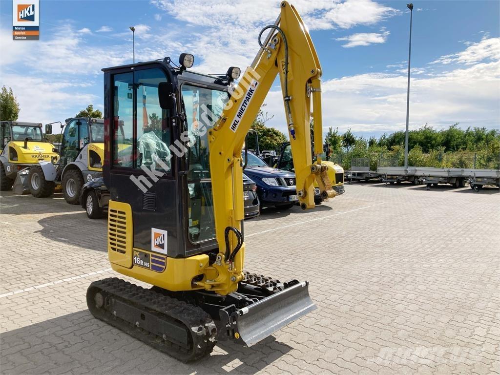 Komatsu PC 16 R-3HS Mini rýpadlá < 7t