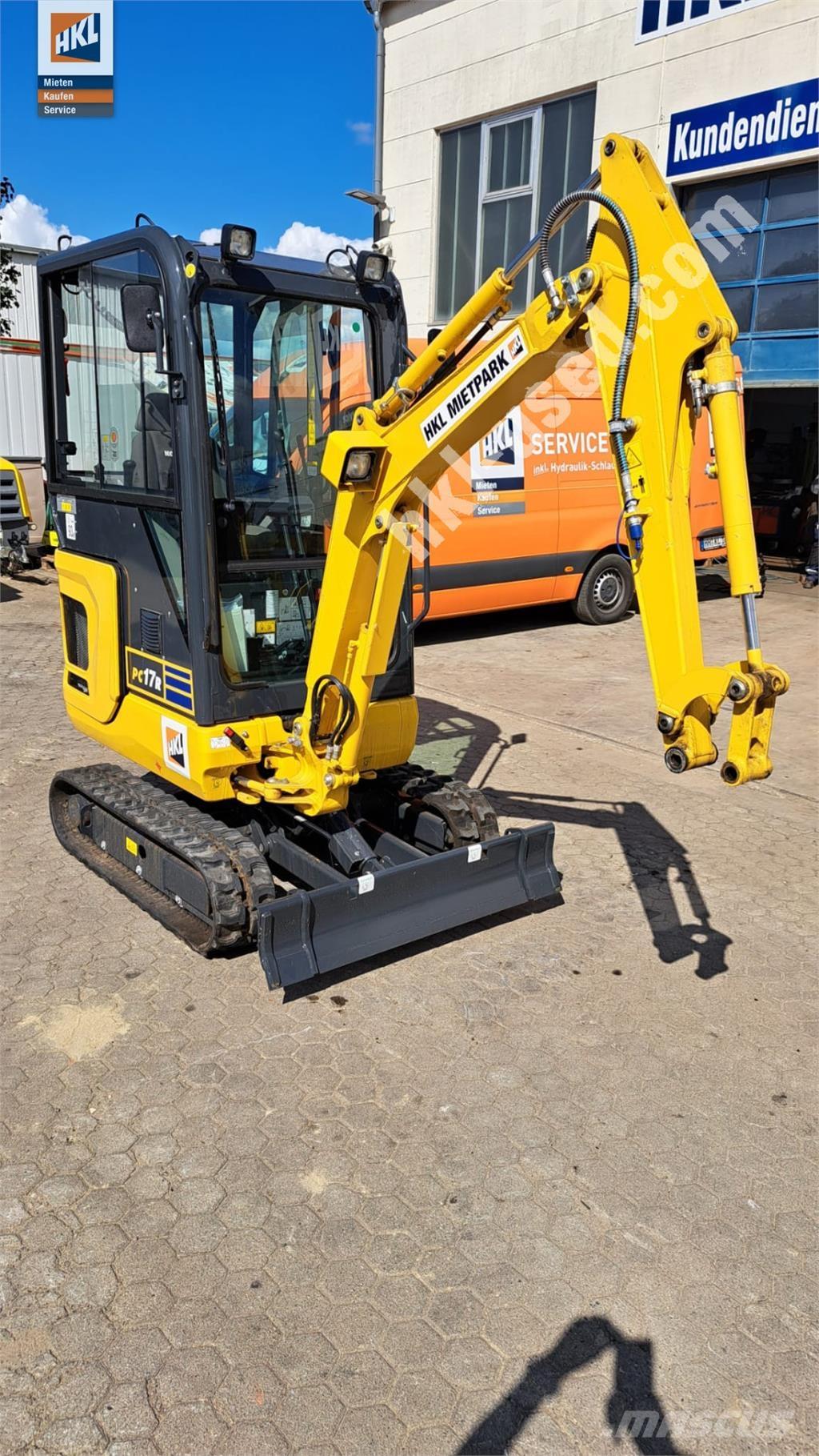 Komatsu PC 17 R-5 Mini rýpadlá < 7t