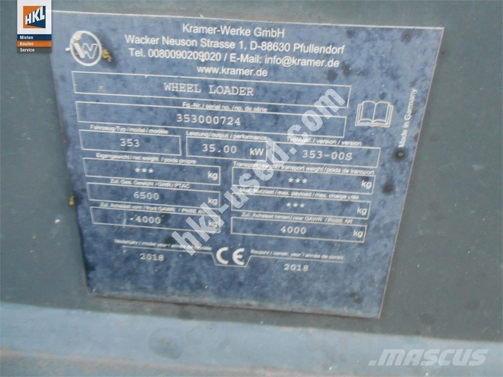 Kramer 5075 Kolesové nakladače