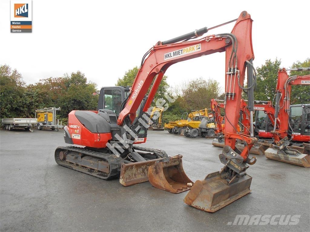 Kubota KX 080-4 Mini rýpadlá < 7t