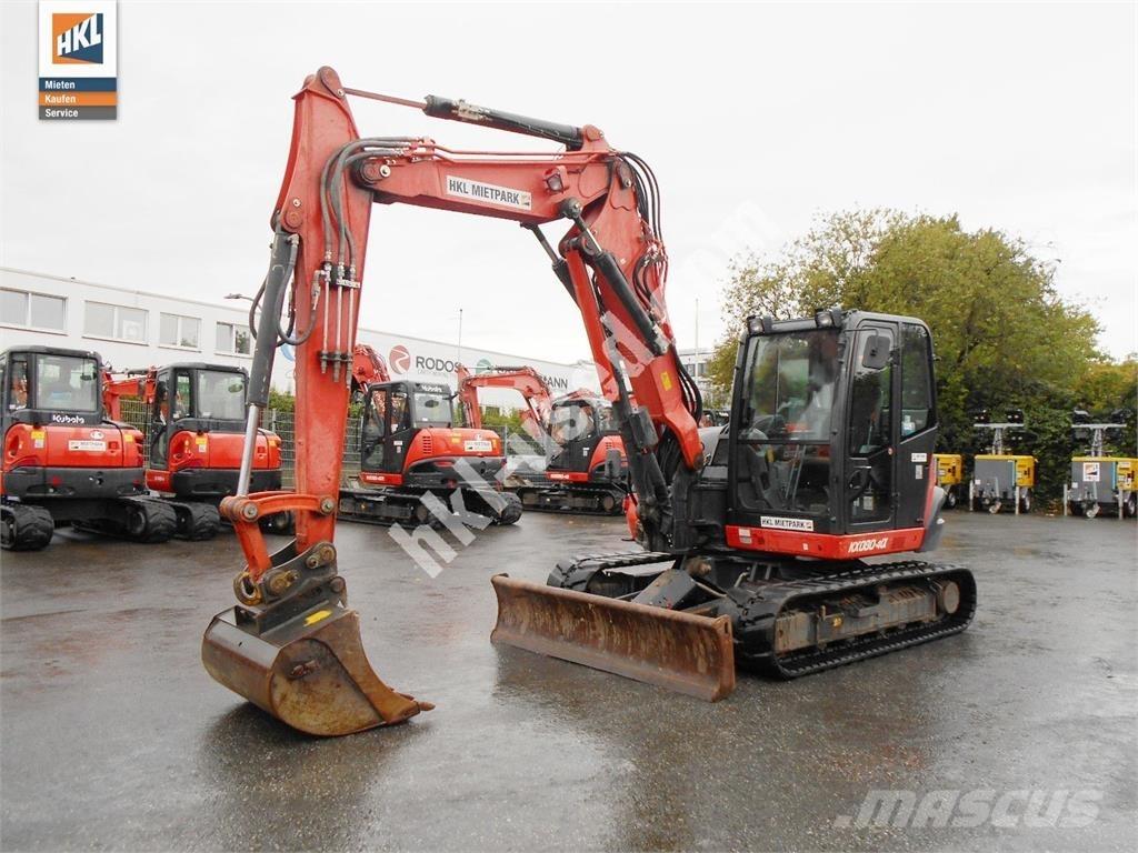 Kubota KX 080-4 Mini rýpadlá < 7t