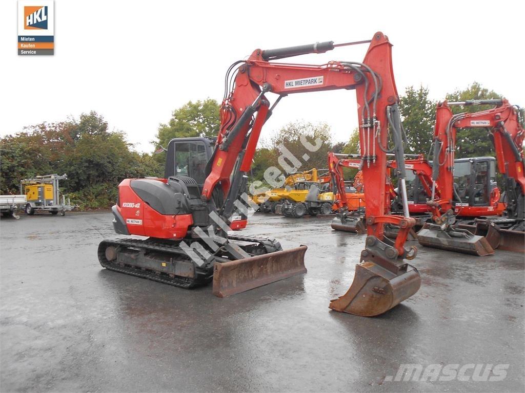 Kubota KX 080-4 Mini rýpadlá < 7t