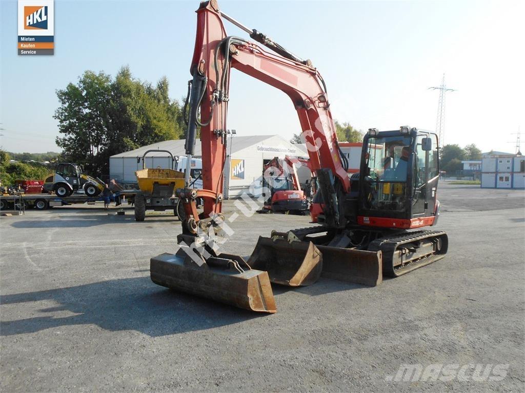 Kubota KX 080-4 Mini rýpadlá < 7t