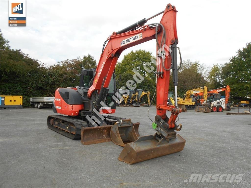 Kubota KX 080-4 Mini rýpadlá < 7t