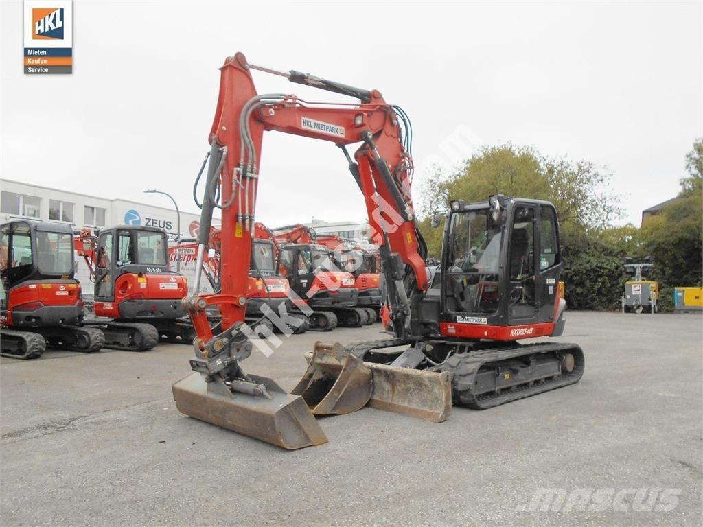 Kubota KX 080-4 Mini rýpadlá < 7t