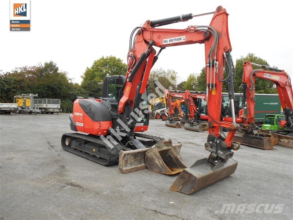 Kubota KX 080-4 Mini rýpadlá < 7t