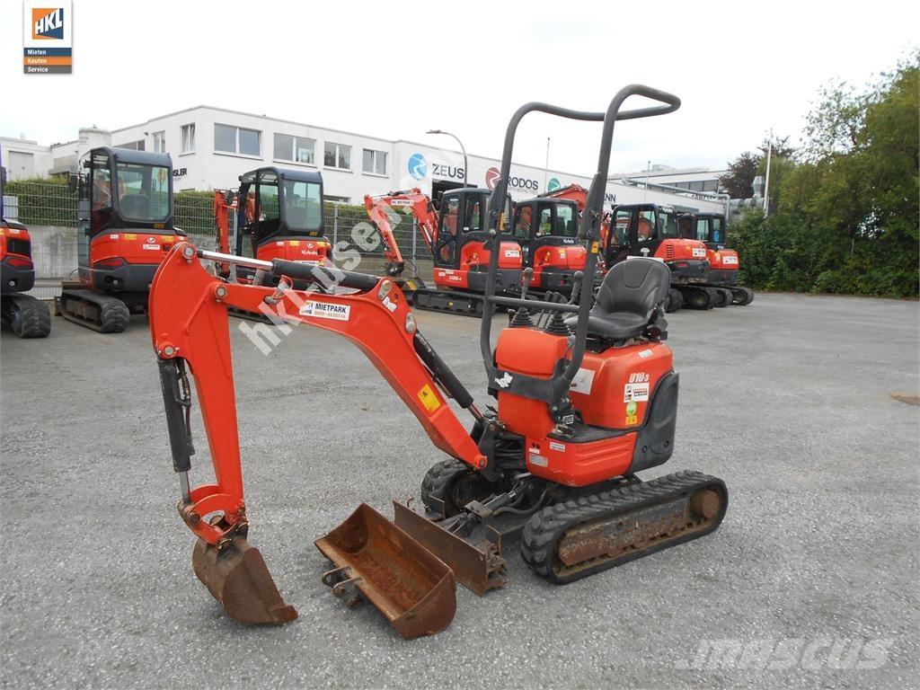 Kubota U 10-3 Mini rýpadlá < 7t