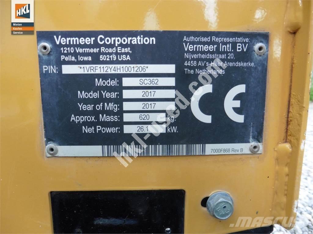 Vermeer SC 362 Stavebníctvo - ostatné