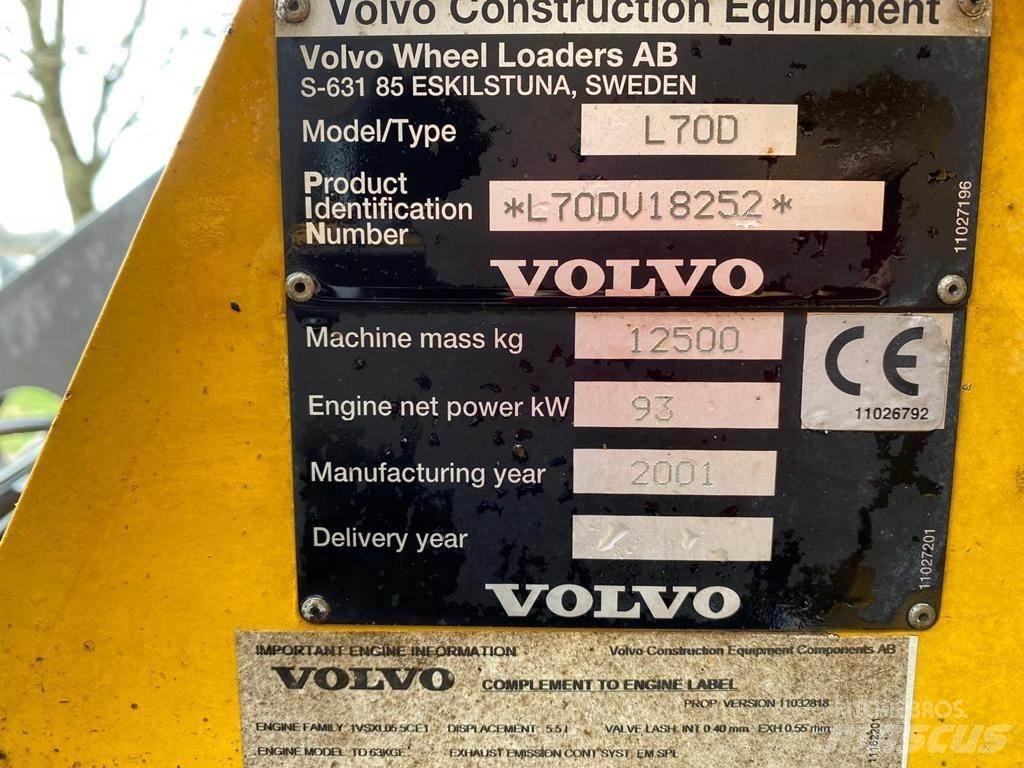 Volvo L70D Kolesové nakladače