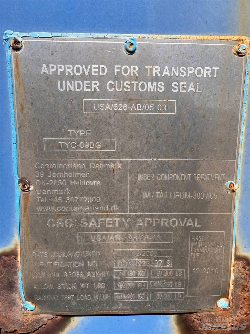  20FT Container Skladové kontajnery