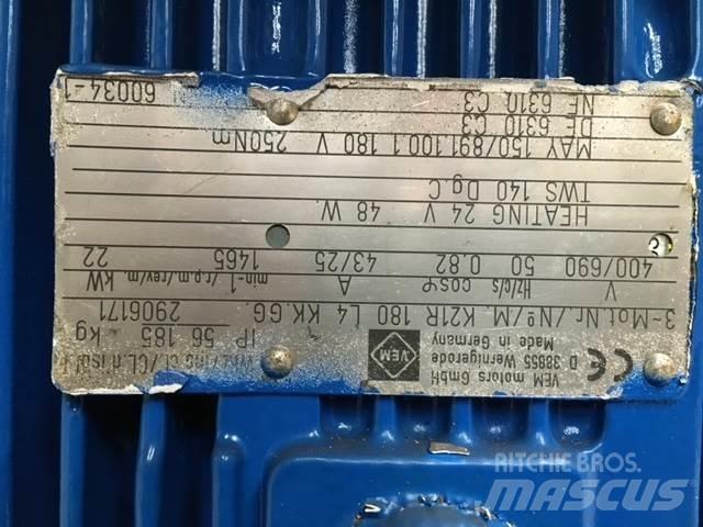  22 kw Gearmotor Motory