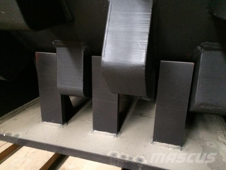  450 mm Kompaktorhjul Pneumatikové valce