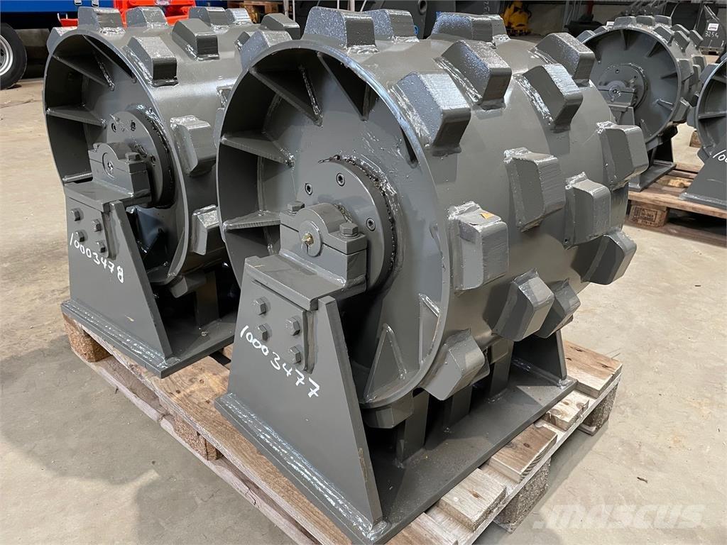  470 mm Kompaktorhjul Pneumatikové valce