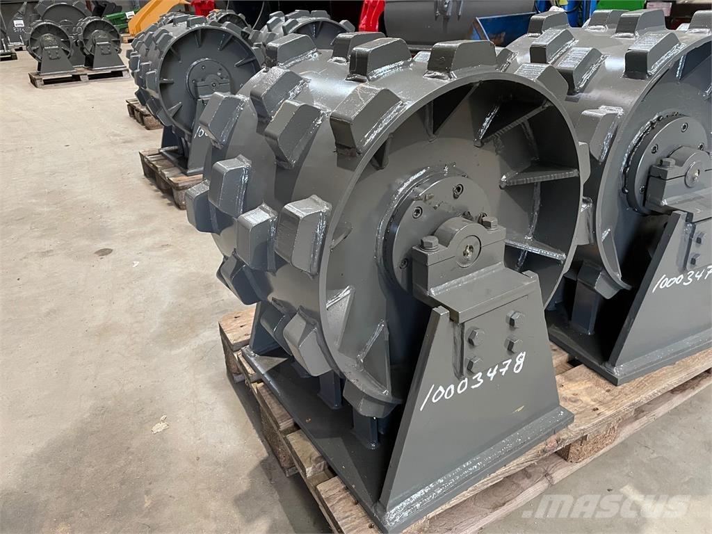  470 mm Kompaktorhjul Pneumatikové valce