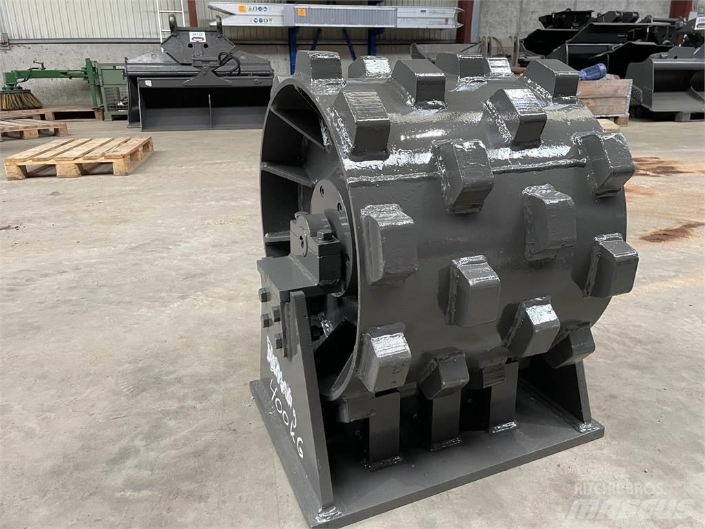  470 mm kompaktorhjul Pneumatikové valce