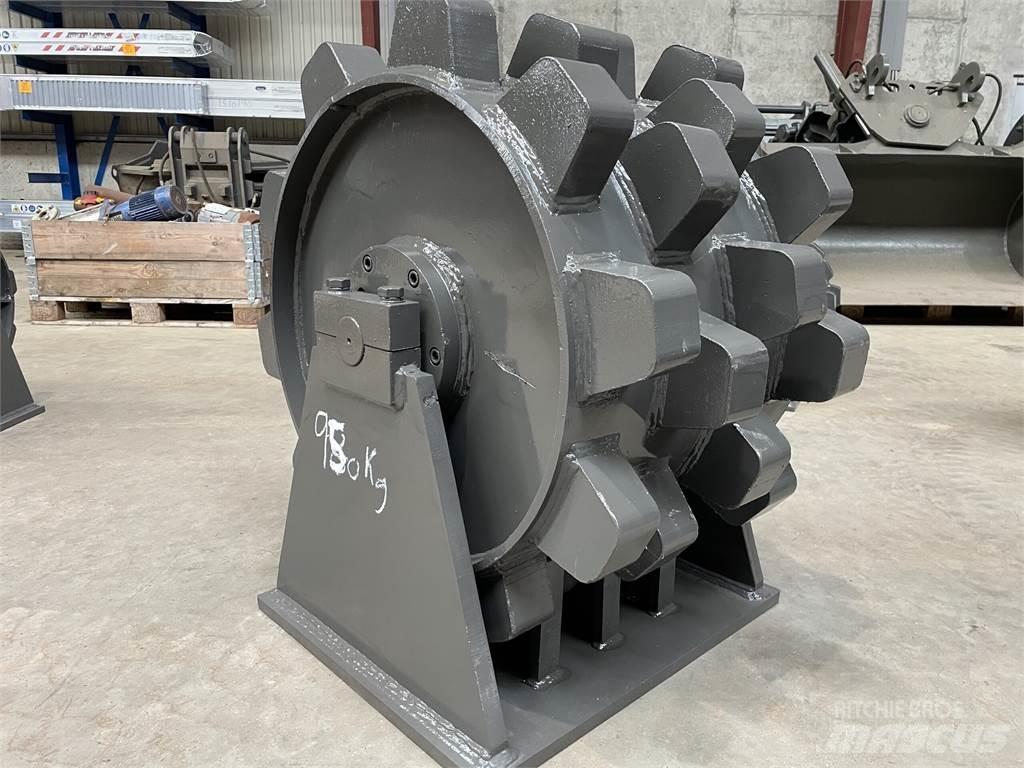  570 mm kompaktorhjul Pneumatikové valce