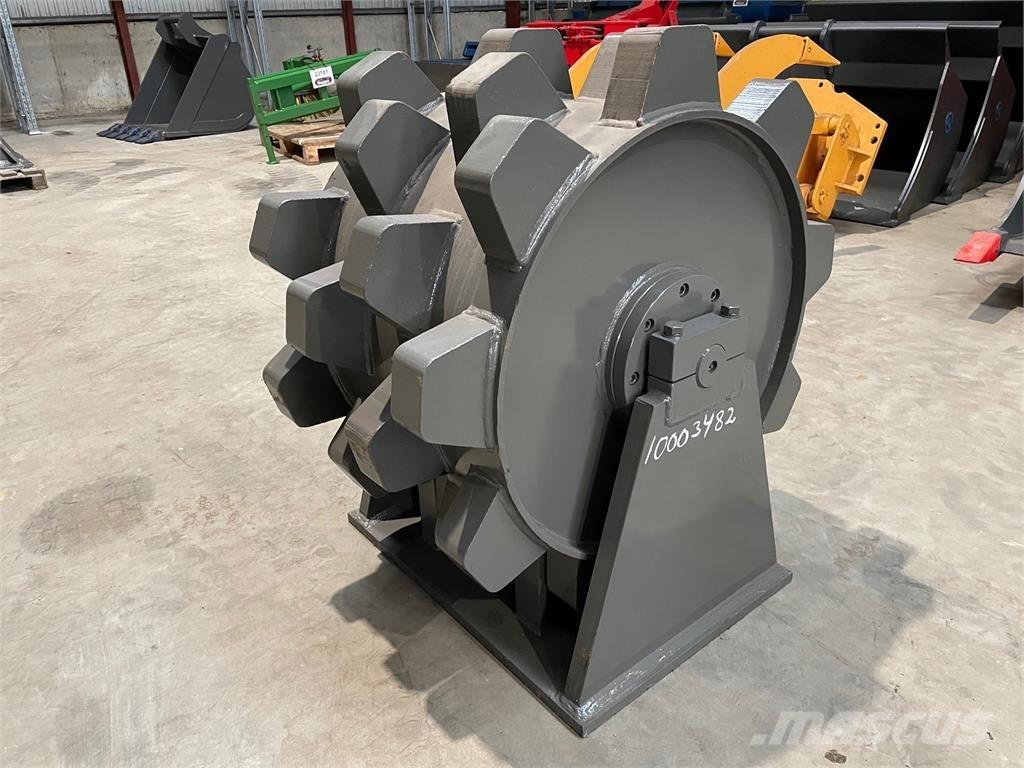  650 mm Kompaktorhjul Pneumatikové valce