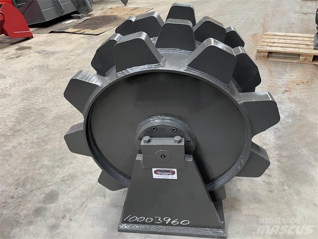  650 mm kompaktorhjul Pneumatikové valce