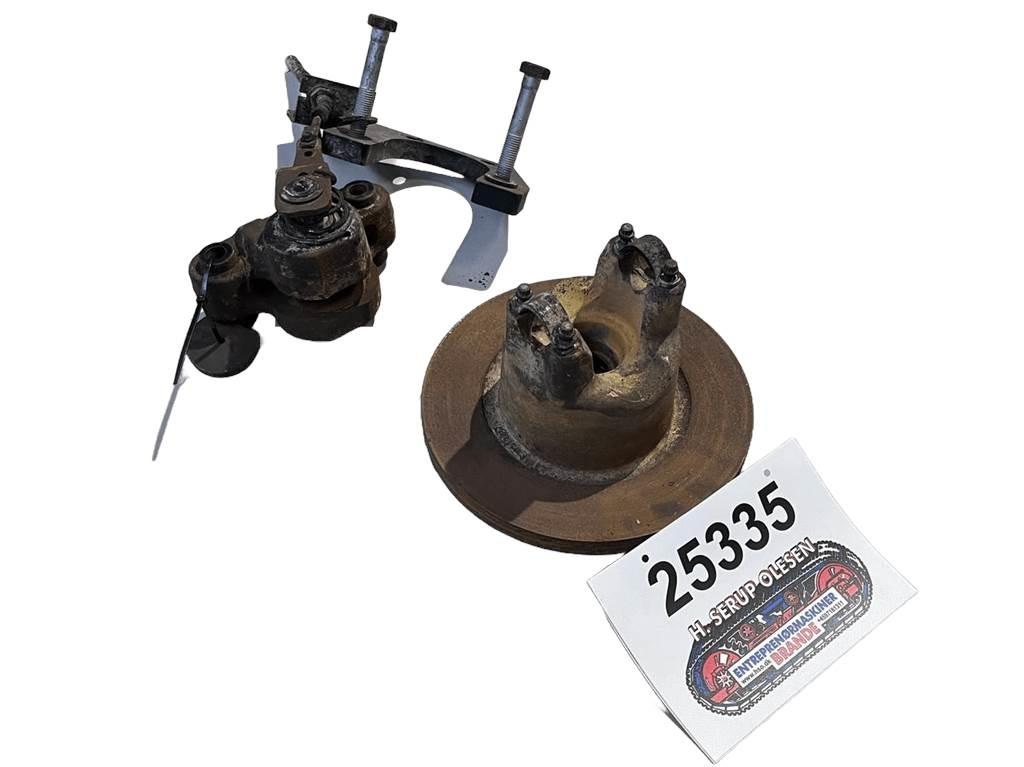 CAT 908M, Håndbremse Ďalšie komponenty