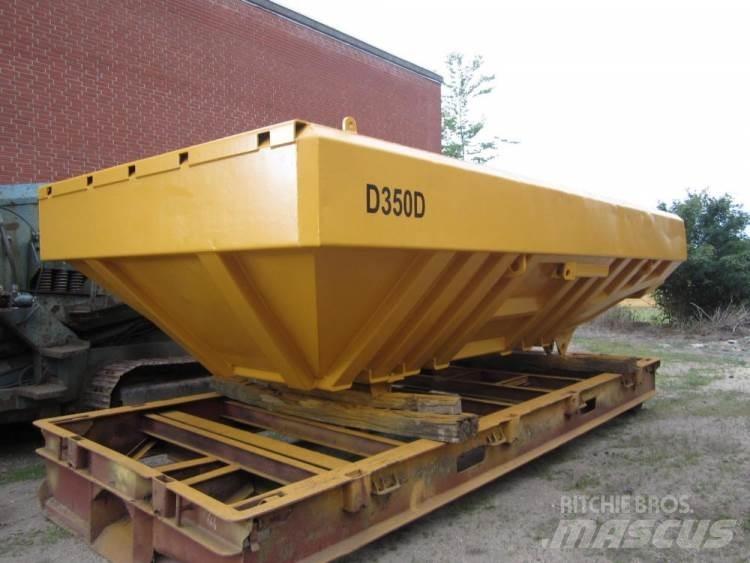 CAT D350D dumperkasse, brugt Stavebné sklápače