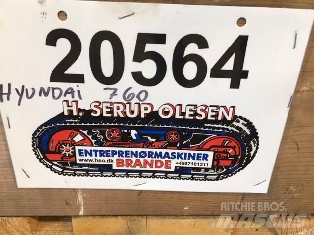  Dele ex. Hyundai HL760-3 Hydraulika