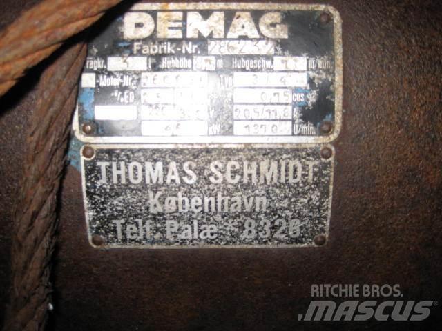 Demag spil 3 ton Kladkostroje, navijaky a stavebné výťahy