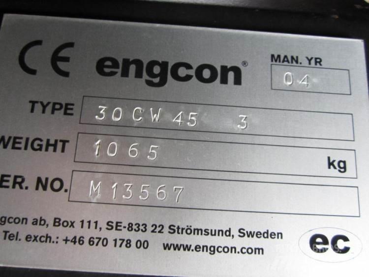 Engcon EC30 tiltrotator Rýchlospojky