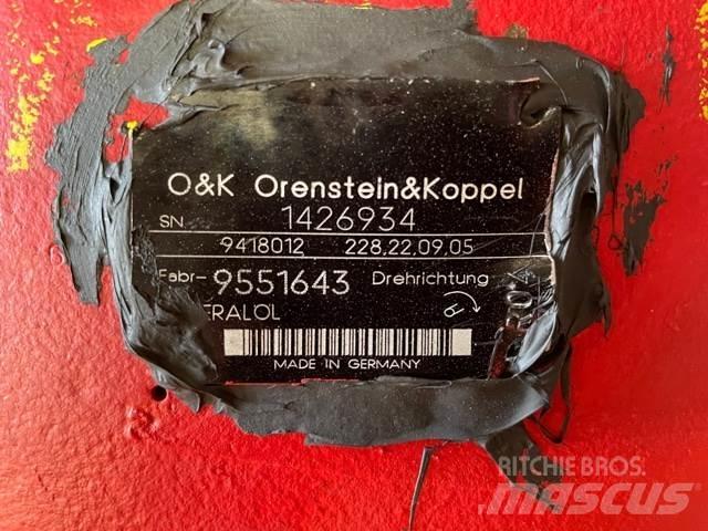  Hydr. pumpe ex. O&K RH6 Hydraulika