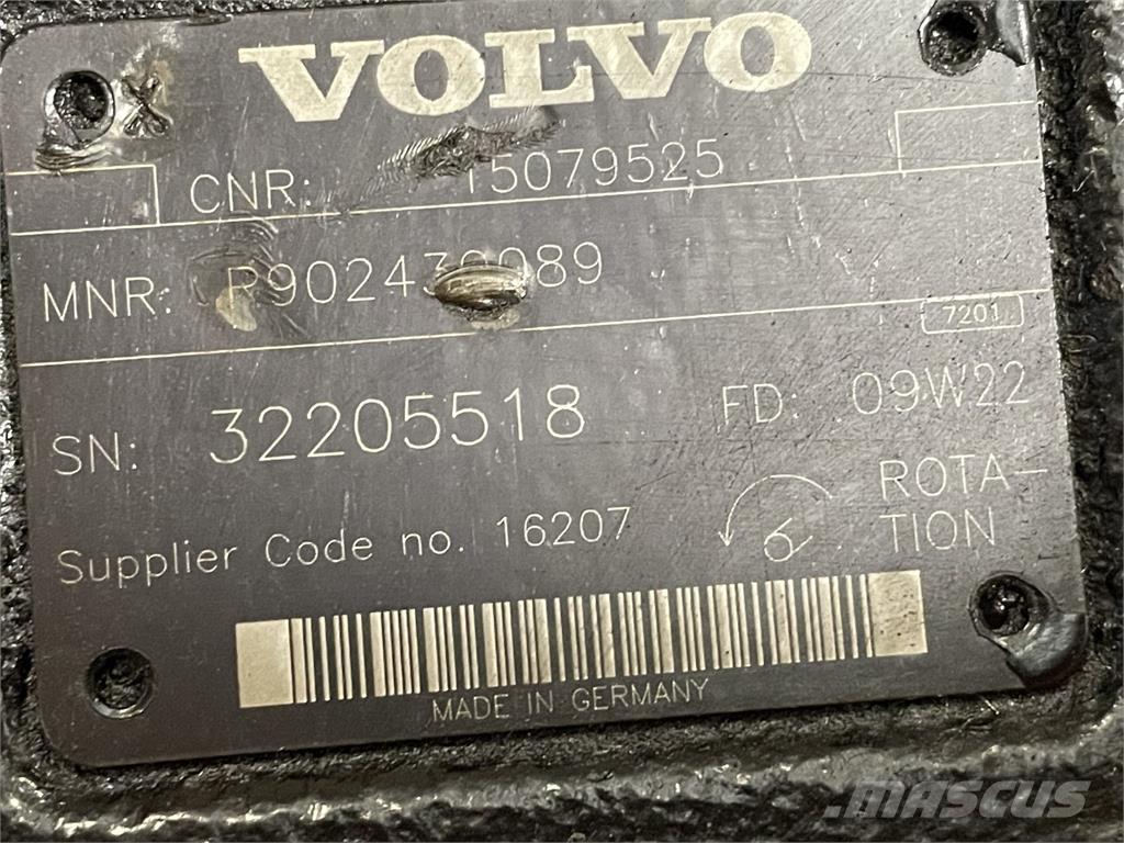  Hydr. pumpe ex. Volvo L120F Hydraulika