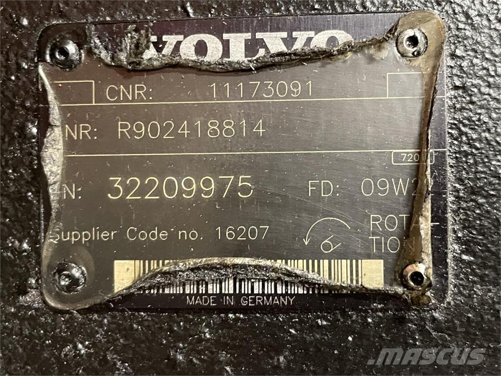  Hydr. pumpe ex. Volvo L120F Hydraulika