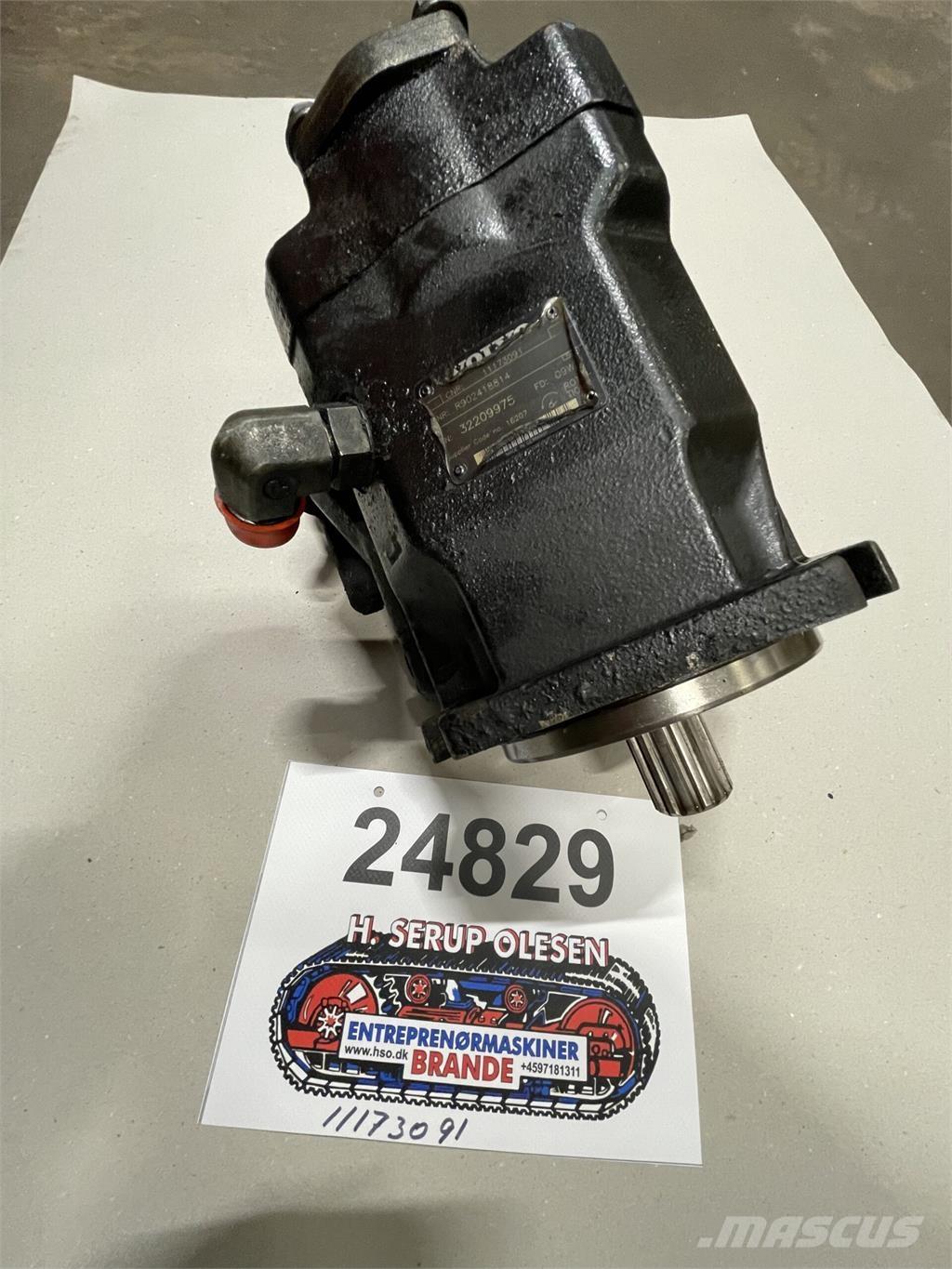  Hydr. pumpe ex. Volvo L120F Hydraulika