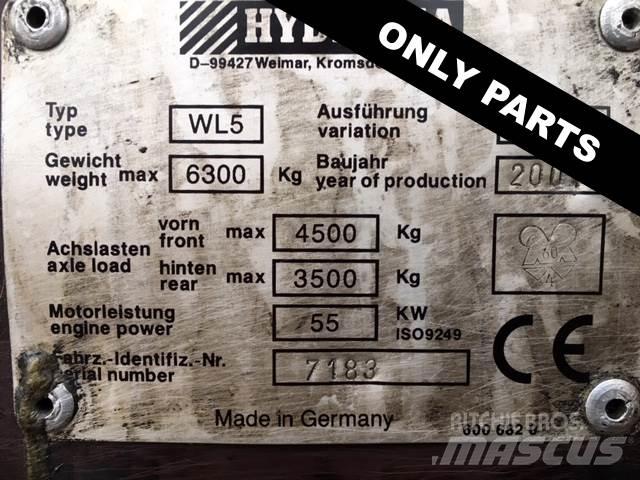 Hydrema WL550B til ophug Kolesové nakladače