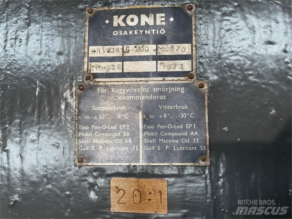 Kone Type HHV236 gear - 20:1 Prevodovky