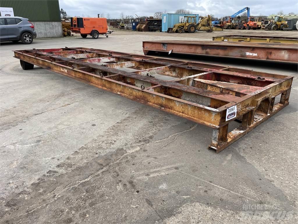 Mafi trailer 20ft - 25 ton Podvalníkové návesy