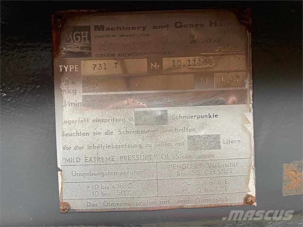  MGH Type 731 T gear - 39:1 Prevodovky