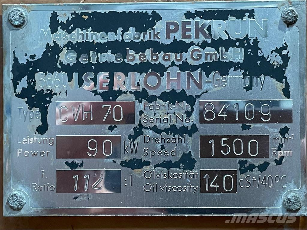  Pekrun Type CVH70 gear Prevodovky