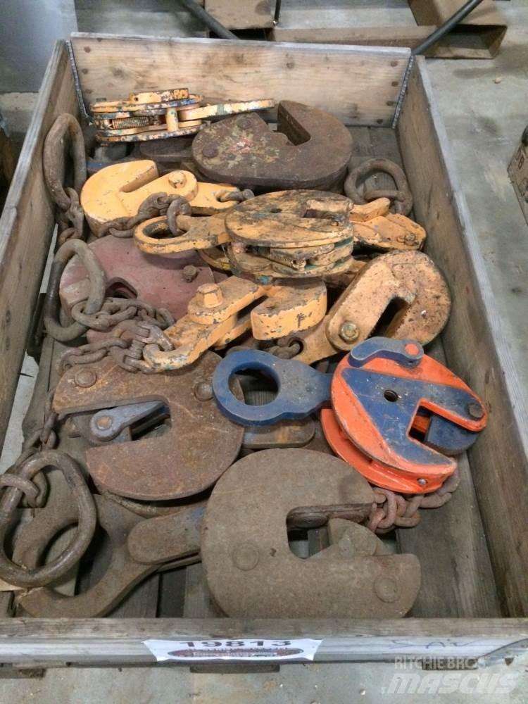  Pladeklør, diverse 1 palle Diely a zariadenia žeriavov